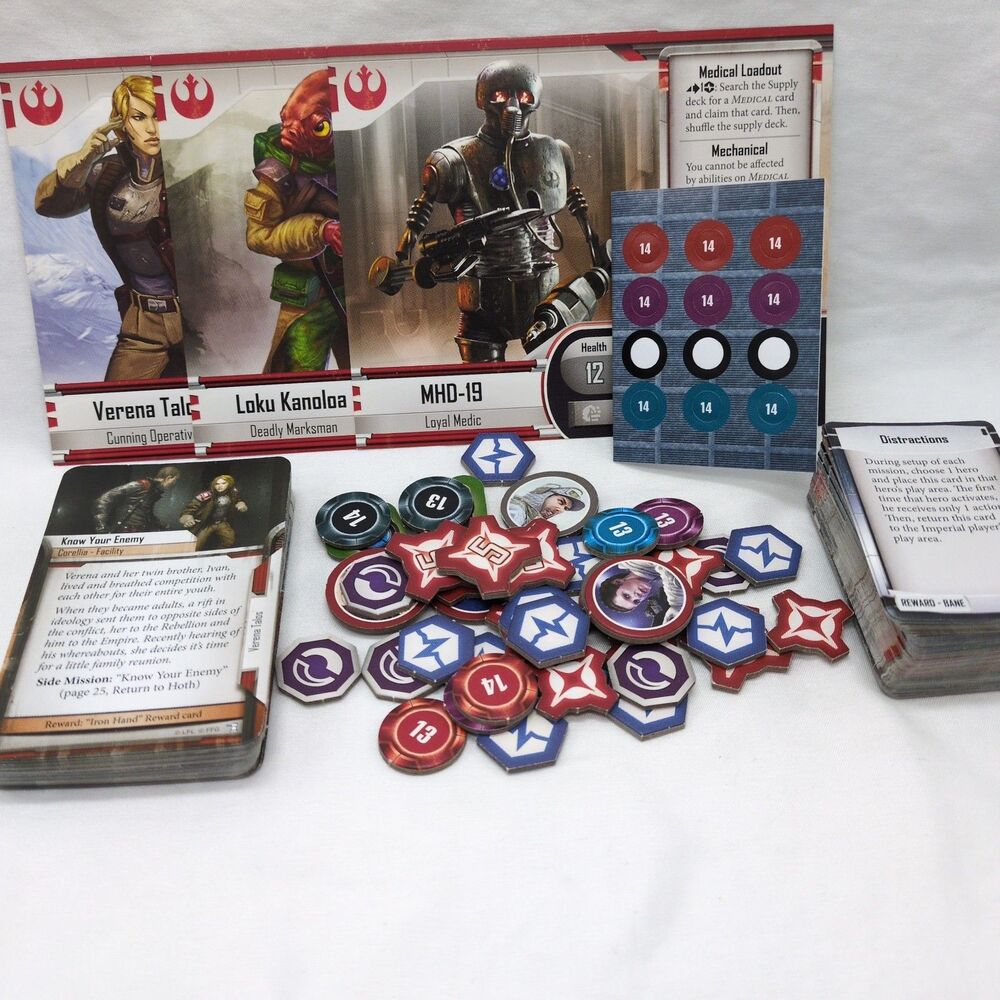 *Incomplete* Star Wars Imperial Assault Return To Hoth Board Game